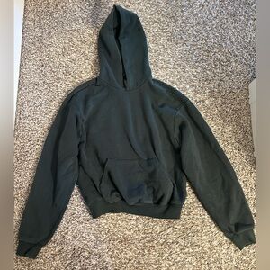 SKIMS - Cotton fleece hoodie - evergreen - size XS